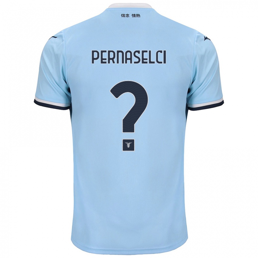 Kinderen Leonardo Pernaselci #0 Blauw Thuisshirt Thuistenue 2024/25 T-Shirt