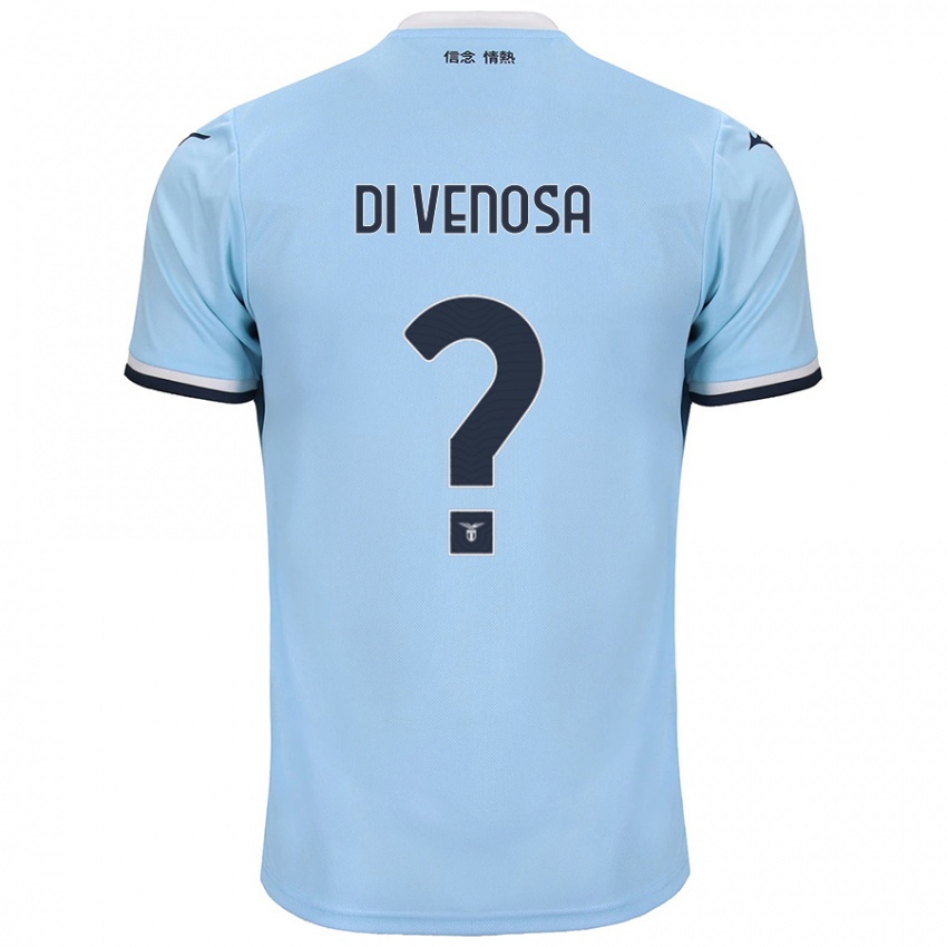 Kinderen Rocco Di Venosa #0 Blauw Thuisshirt Thuistenue 2024/25 T-Shirt