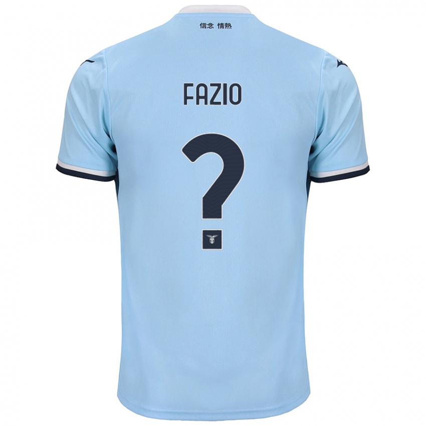 Kinderen Francesco Fazio #0 Blauw Thuisshirt Thuistenue 2024/25 T-Shirt