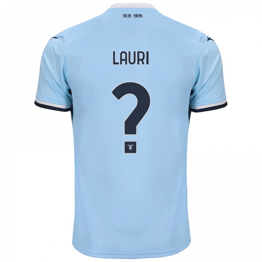 Kinderen Giacomo Lauri #0 Blauw Thuisshirt Thuistenue 2024/25 T-Shirt