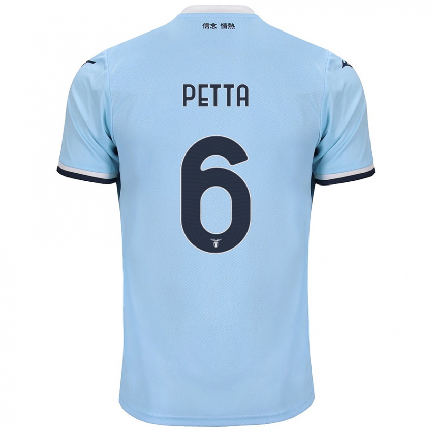 Kinderen Andrea Petta #6 Blauw Thuisshirt Thuistenue 2024/25 T-Shirt