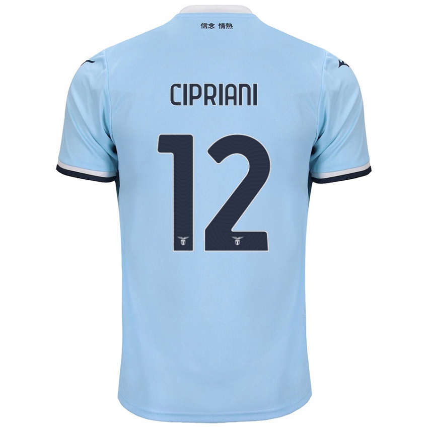 Kinderen Alessio Cipriani #12 Blauw Thuisshirt Thuistenue 2024/25 T-Shirt