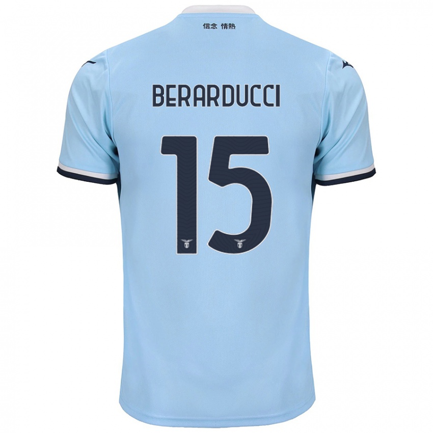 Kinderen Martina Berarducci #15 Blauw Thuisshirt Thuistenue 2024/25 T-Shirt