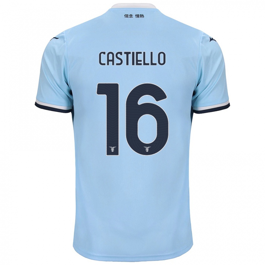 Kinderen Antonietta Castiello #16 Blauw Thuisshirt Thuistenue 2024/25 T-Shirt