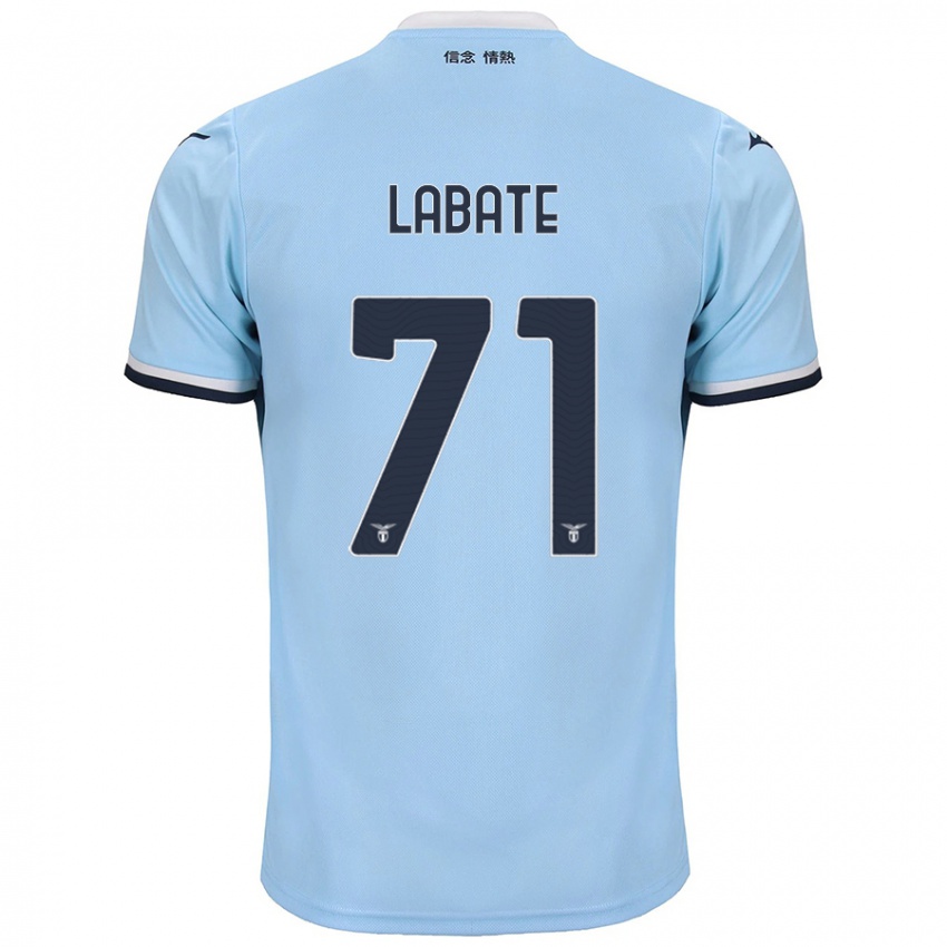 Kinderen Camilla Labate #71 Blauw Thuisshirt Thuistenue 2024/25 T-Shirt