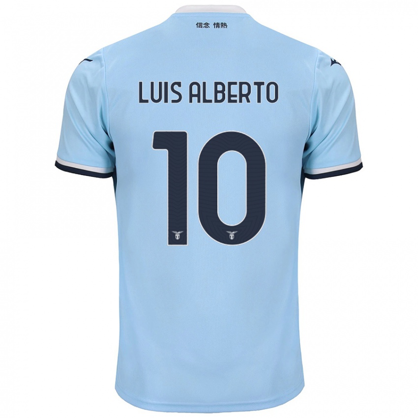 Kinderen Luis Alberto #10 Blauw Thuisshirt Thuistenue 2024/25 T-Shirt