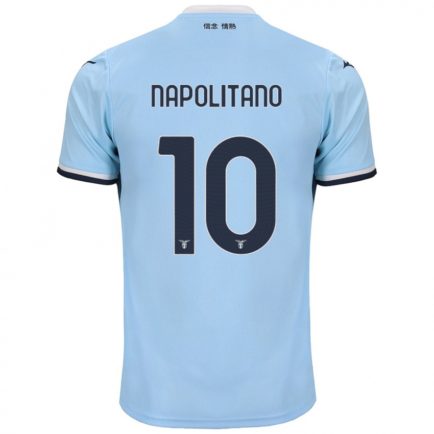 Kinderen Luca Napolitano #10 Blauw Thuisshirt Thuistenue 2024/25 T-Shirt