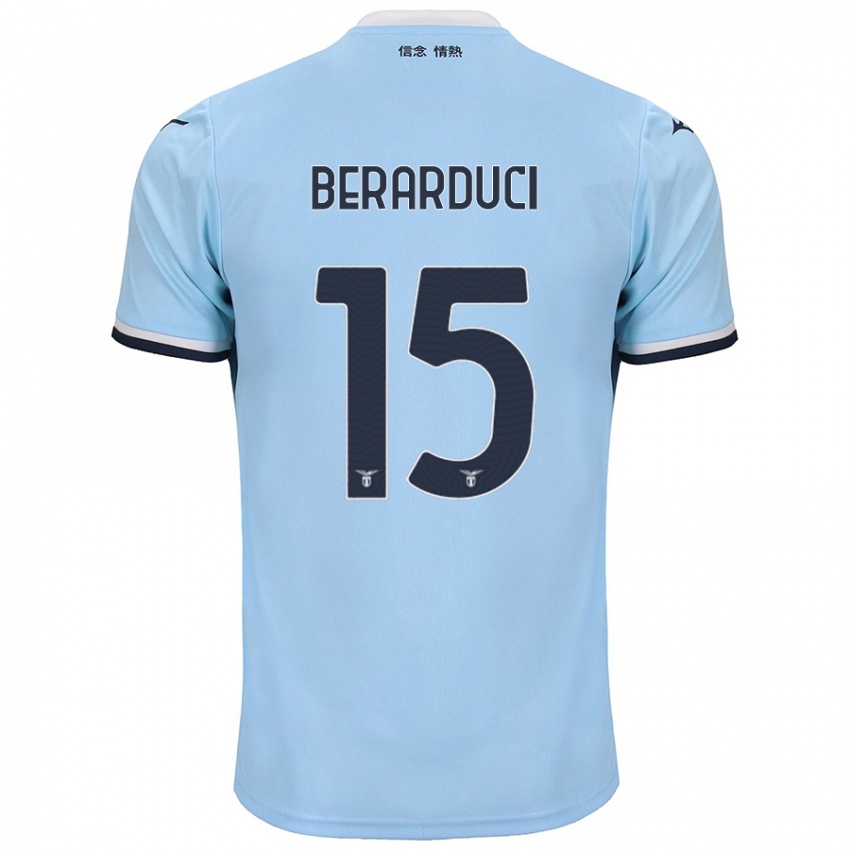 Kinderen Martina Berarduci #15 Blauw Thuisshirt Thuistenue 2024/25 T-Shirt