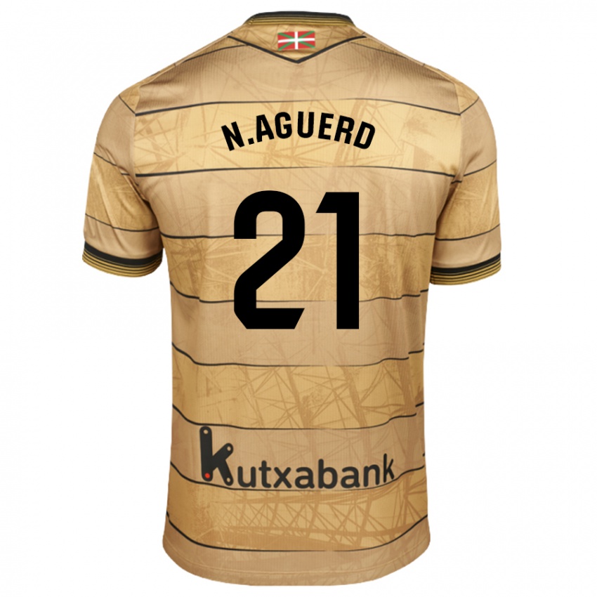 Kinderen Nayef Aguerd #21 Zwart Wit Uitshirt Uittenue 2024/25 T-Shirt