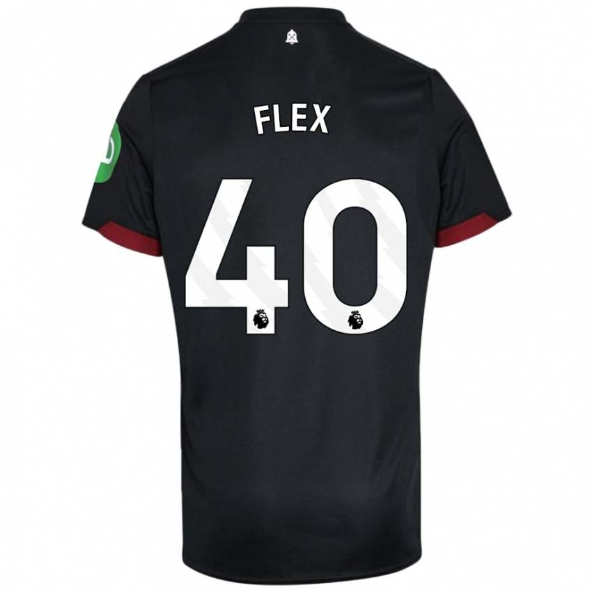 Kinderen Armstrong Oko Flex #40 Zwart Wit Uitshirt Uittenue 2024/25 T-Shirt