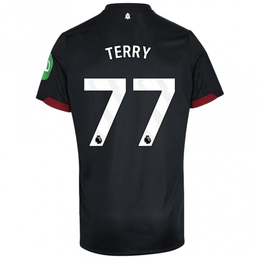 Kinderen Mason Terry #77 Zwart Wit Uitshirt Uittenue 2024/25 T-Shirt