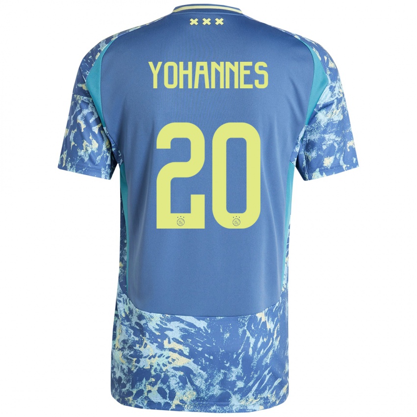 Kinderen Lily Yohannes #20 Grijs Blauw Geel Uitshirt Uittenue 2024/25 T-Shirt