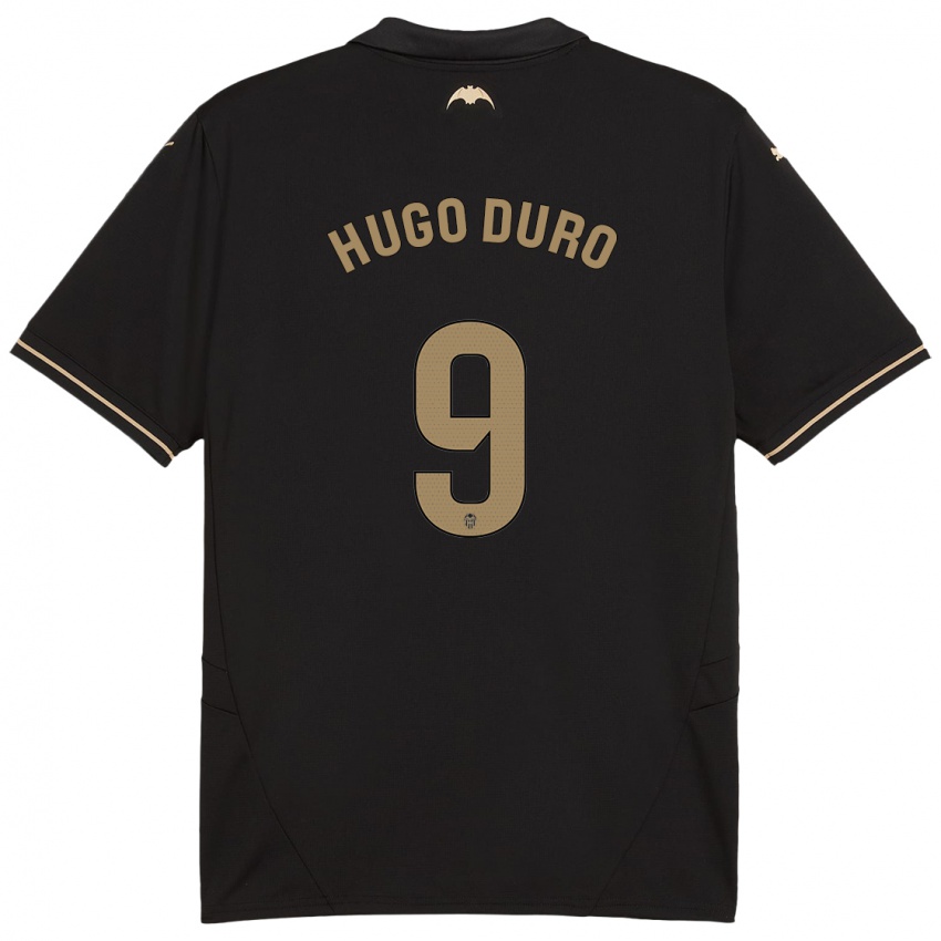 Kinderen Hugo Duro #9 Zwart Uitshirt Uittenue 2024/25 T-Shirt