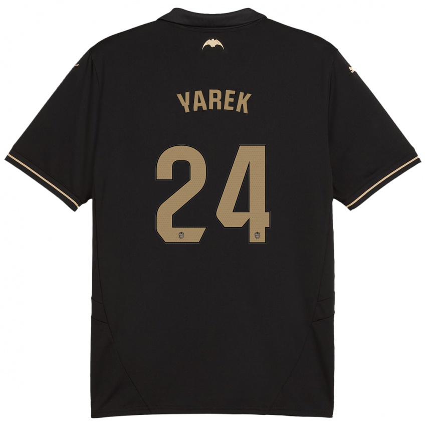 Kinderen Yarek Gasiorowski #24 Zwart Uitshirt Uittenue 2024/25 T-Shirt