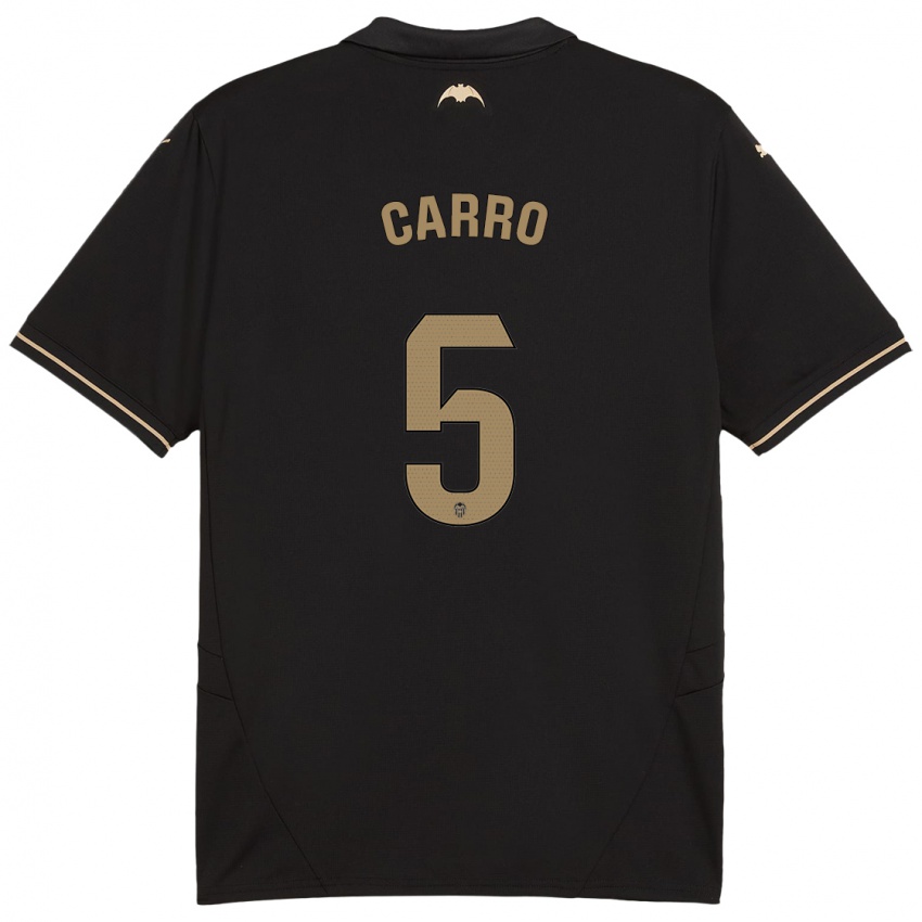 Kinderen Marta Carro #5 Zwart Uitshirt Uittenue 2024/25 T-Shirt