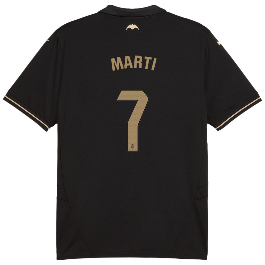 Kinderen Marina Martí #7 Zwart Uitshirt Uittenue 2024/25 T-Shirt