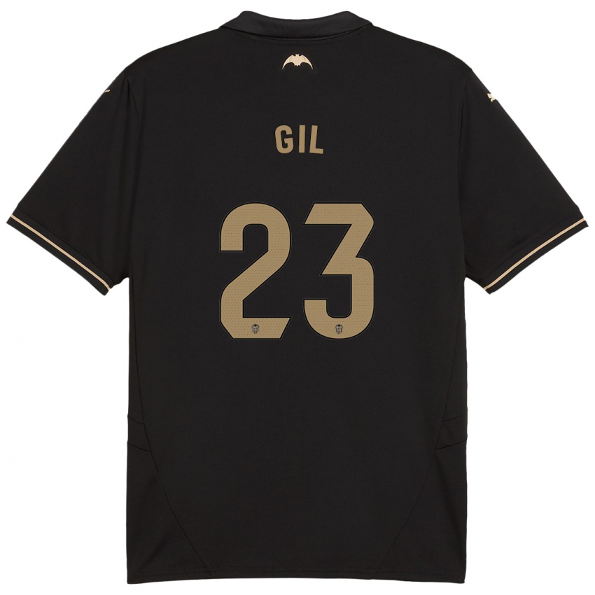 Kinderen Elena Gil #23 Zwart Uitshirt Uittenue 2024/25 T-Shirt