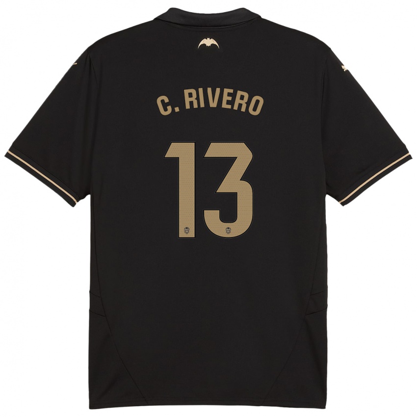 Kinderen Cristian Rivero #13 Zwart Uitshirt Uittenue 2024/25 T-Shirt