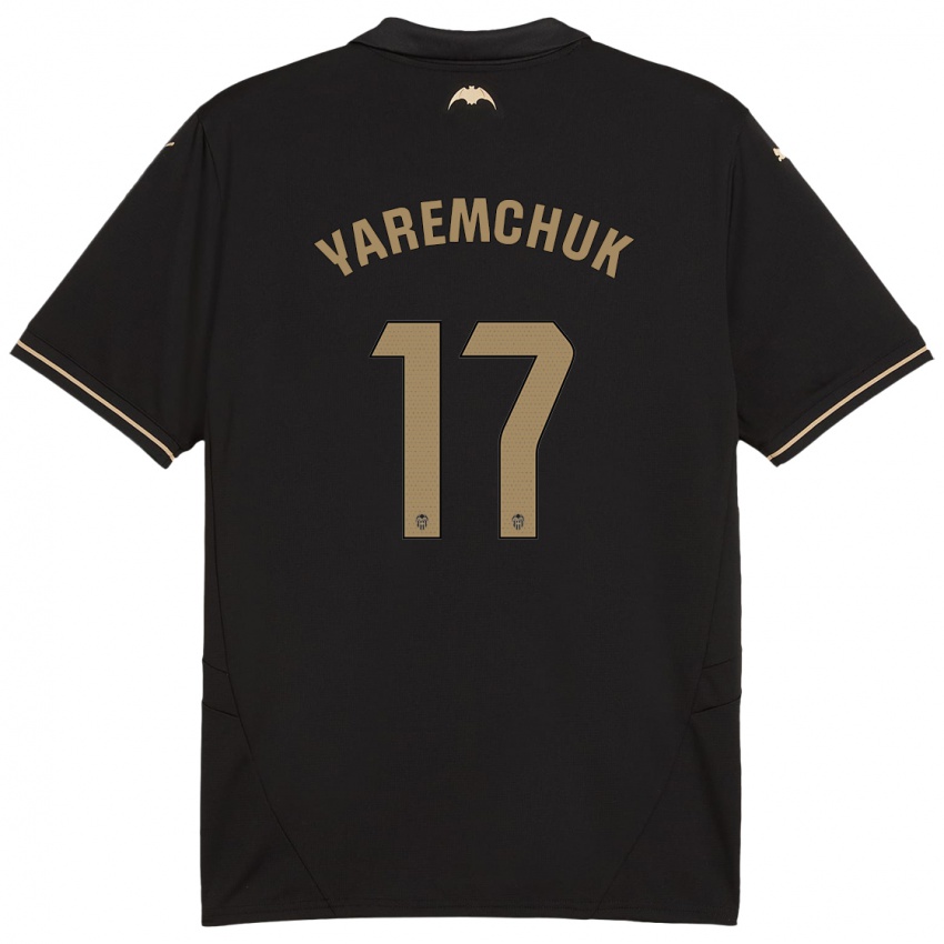 Kinderen Roman Yaremchuk #17 Zwart Uitshirt Uittenue 2024/25 T-Shirt