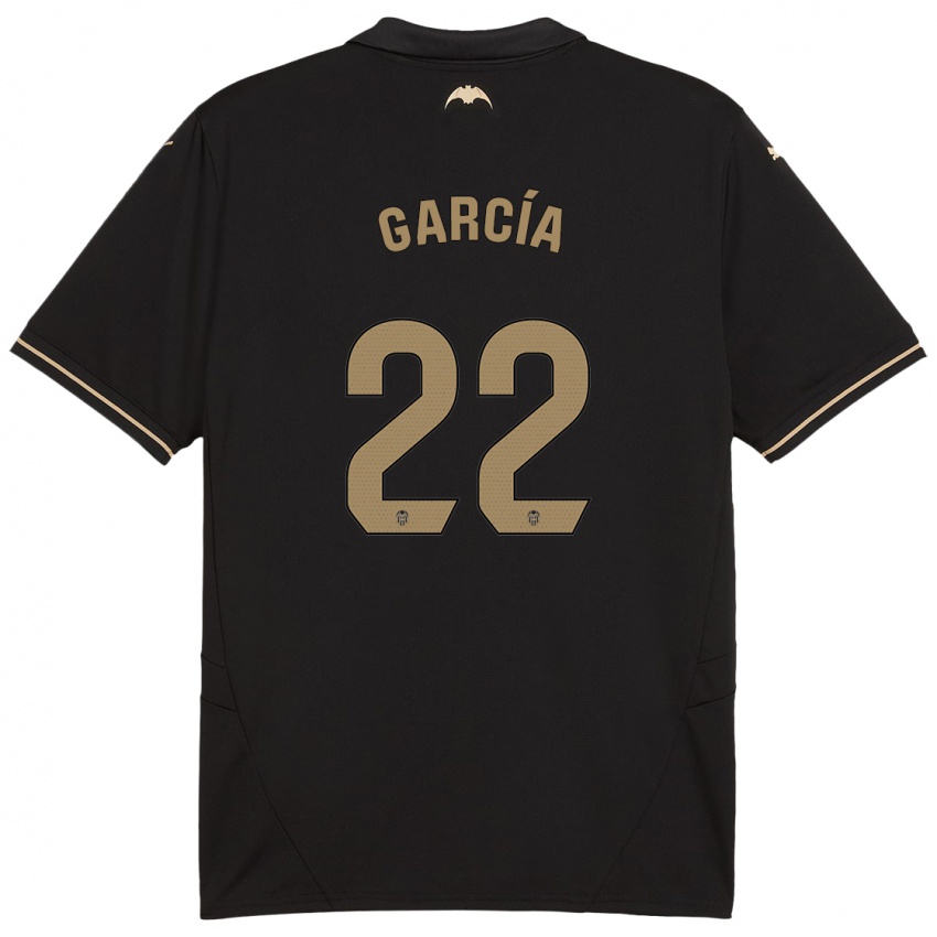 Kinderen Azael García #22 Zwart Uitshirt Uittenue 2024/25 T-Shirt