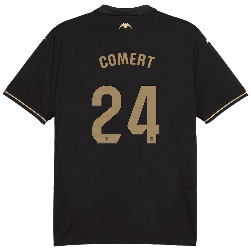 Kinderen Eray Comert #24 Zwart Uitshirt Uittenue 2024/25 T-Shirt