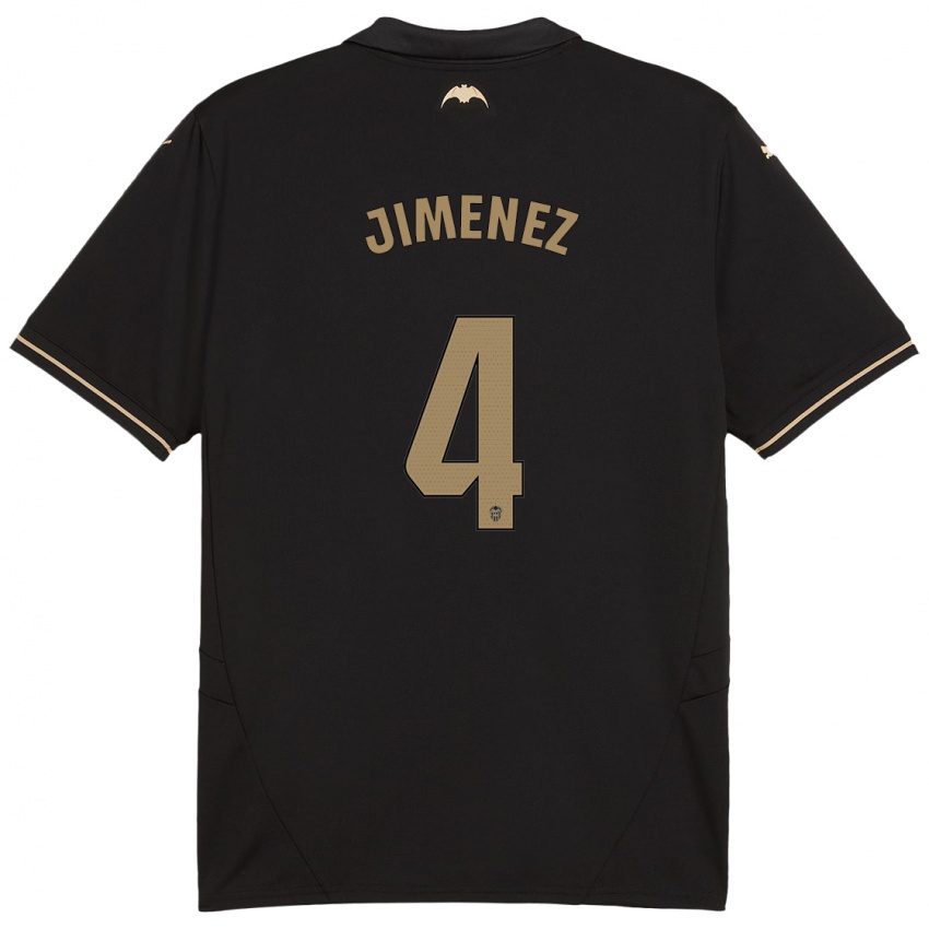 Kinderen Maria Jimenez #4 Zwart Uitshirt Uittenue 2024/25 T-Shirt