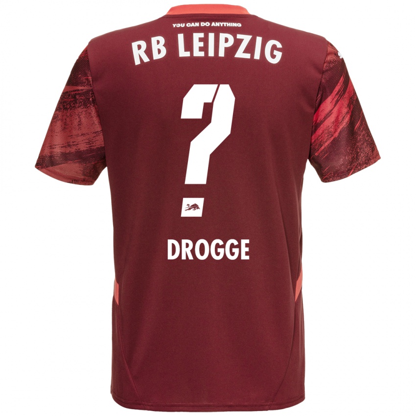 Kinderen Lennert Drogge #0 Bordeauxrood Uitshirt Uittenue 2024/25 T-Shirt