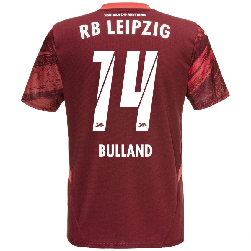 Kinderen Anton Bulland #14 Bordeauxrood Uitshirt Uittenue 2024/25 T-Shirt