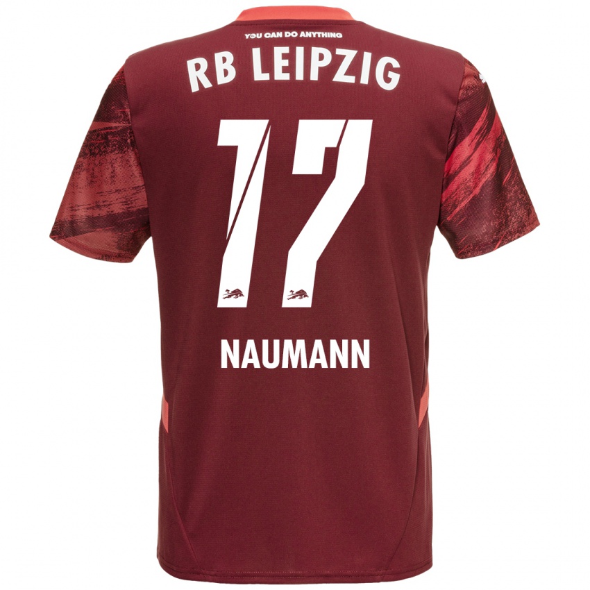 Kinderen Carlos Naumann #17 Bordeauxrood Uitshirt Uittenue 2024/25 T-Shirt