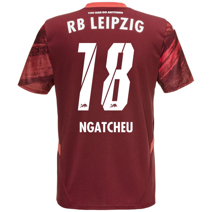 Kinderen Yohan Ngatcheu #18 Bordeauxrood Uitshirt Uittenue 2024/25 T-Shirt