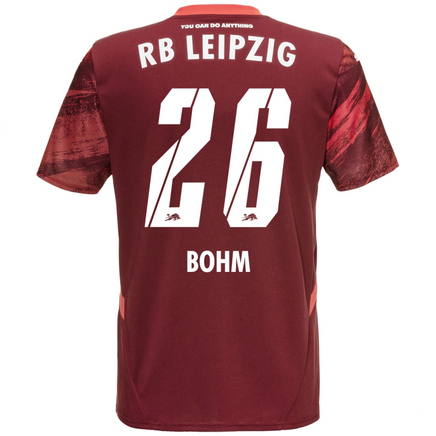 Kinderen Pepe Böhm #26 Bordeauxrood Uitshirt Uittenue 2024/25 T-Shirt