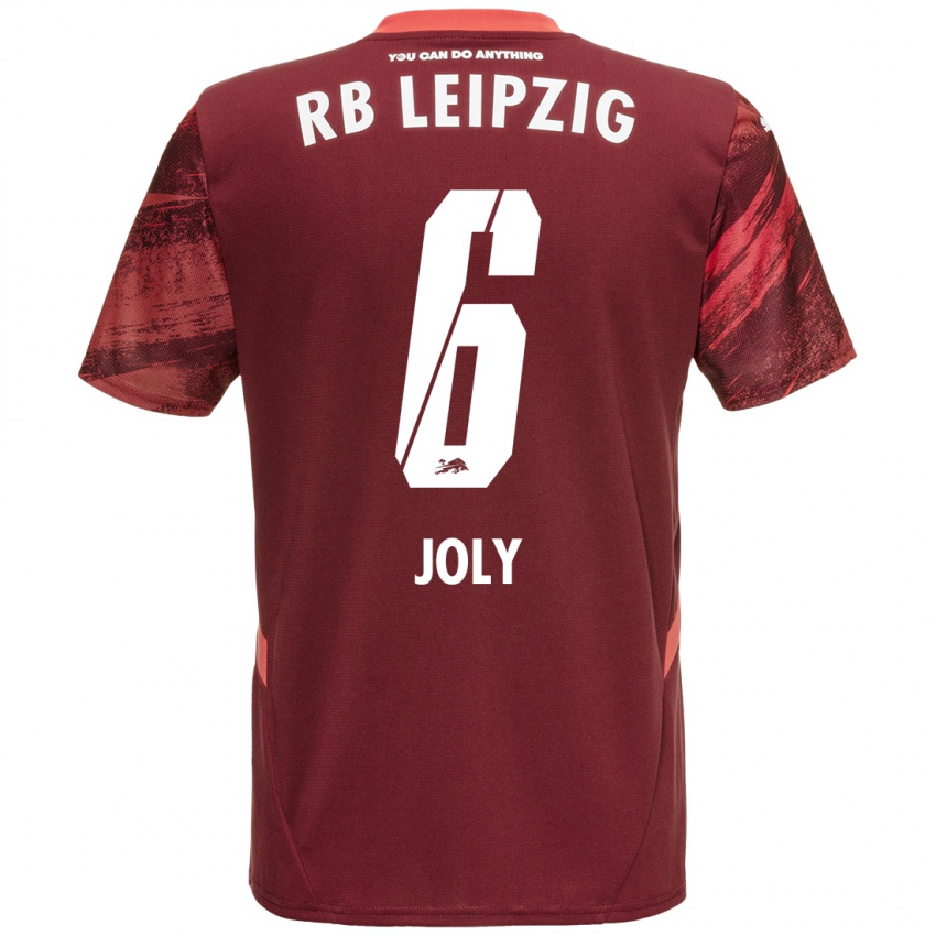 Kinderen Lou-Ann Joly #6 Bordeauxrood Uitshirt Uittenue 2024/25 T-Shirt