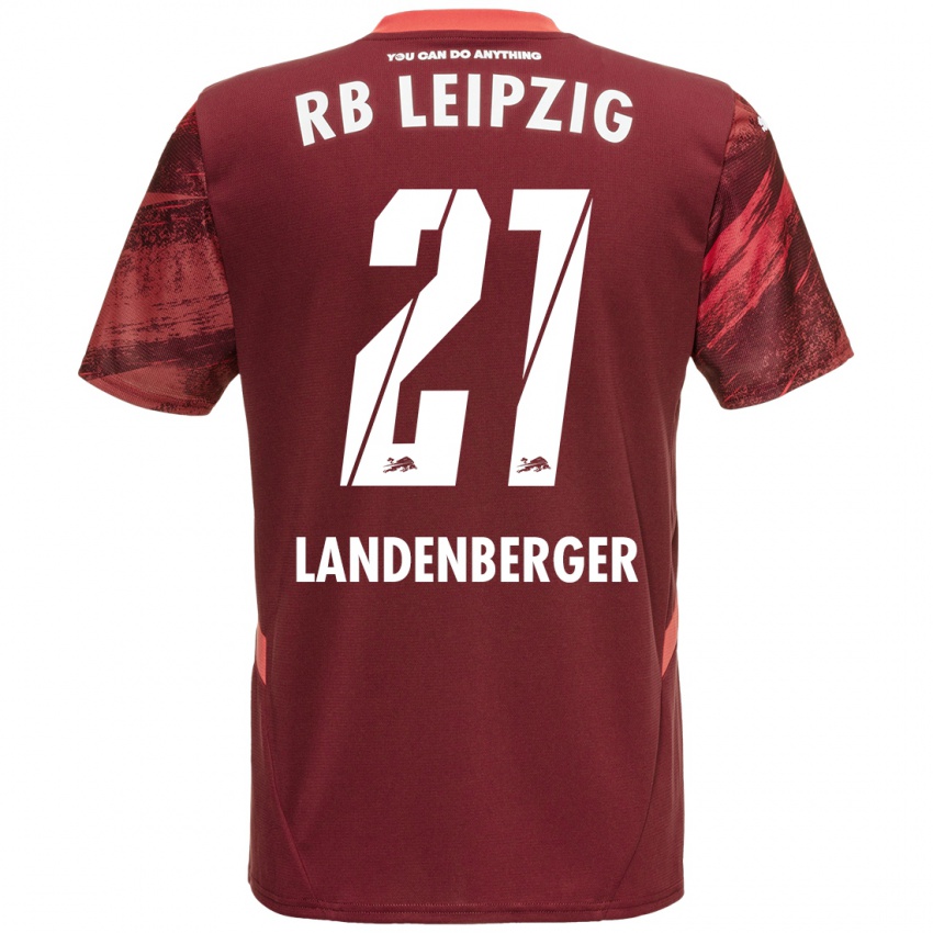 Kinderen Julia Landenberger #21 Bordeauxrood Uitshirt Uittenue 2024/25 T-Shirt