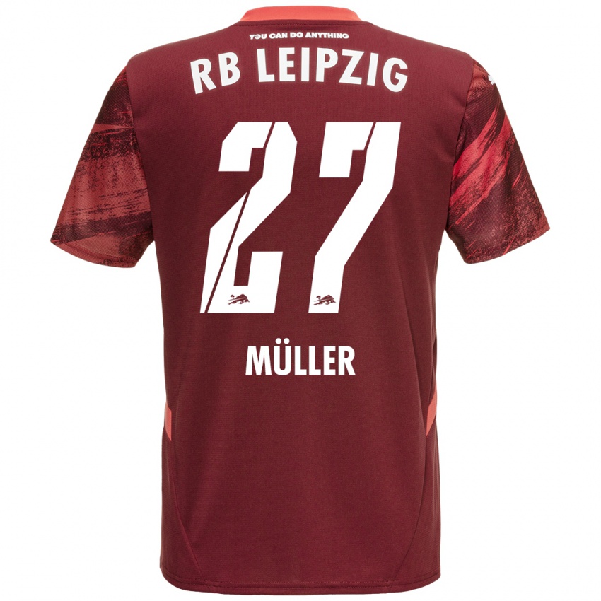 Kinderen Marlene Müller #27 Bordeauxrood Uitshirt Uittenue 2024/25 T-Shirt