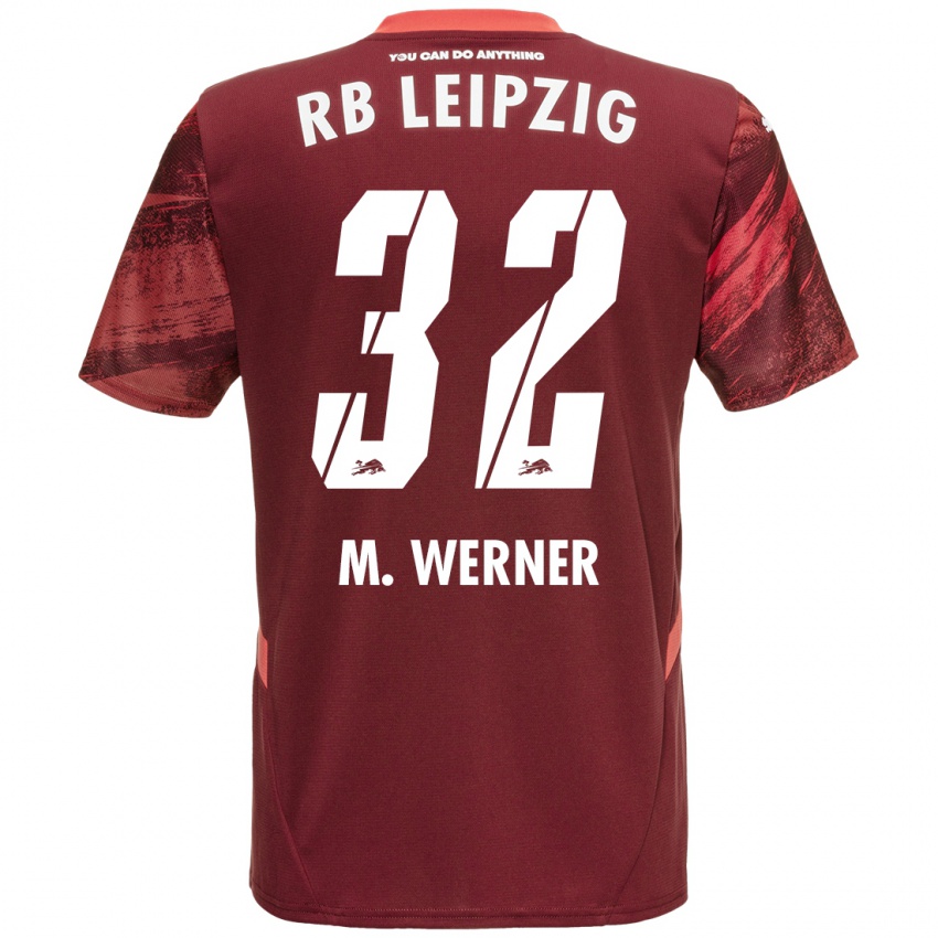 Kinderen Mia Werner #32 Bordeauxrood Uitshirt Uittenue 2024/25 T-Shirt