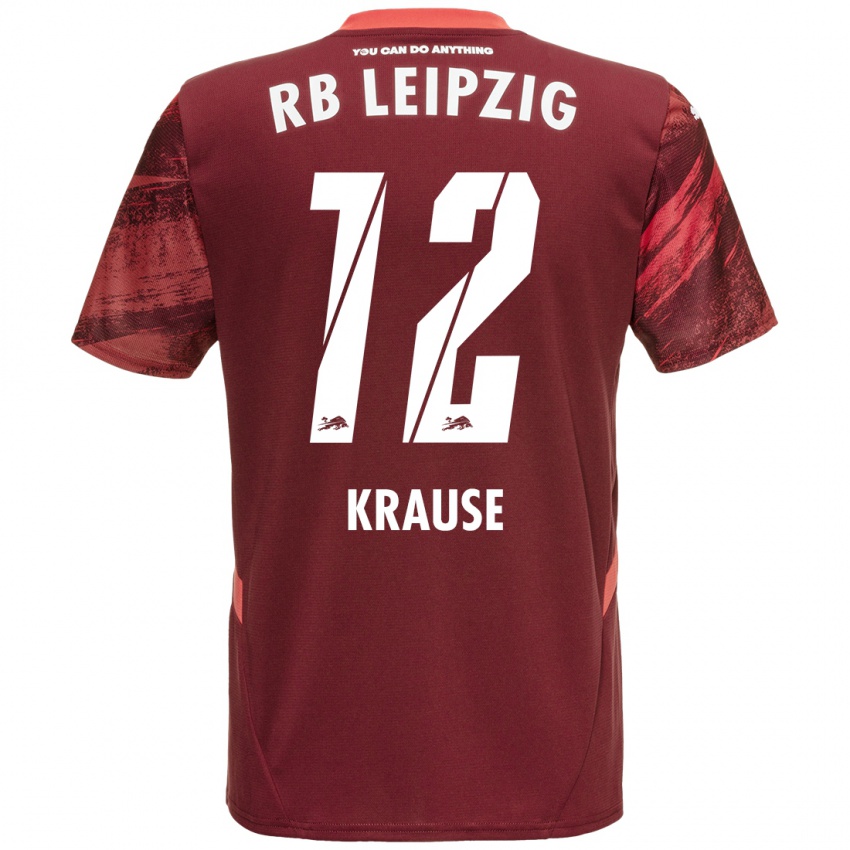 Kinderen Arno Krause #12 Bordeauxrood Uitshirt Uittenue 2024/25 T-Shirt