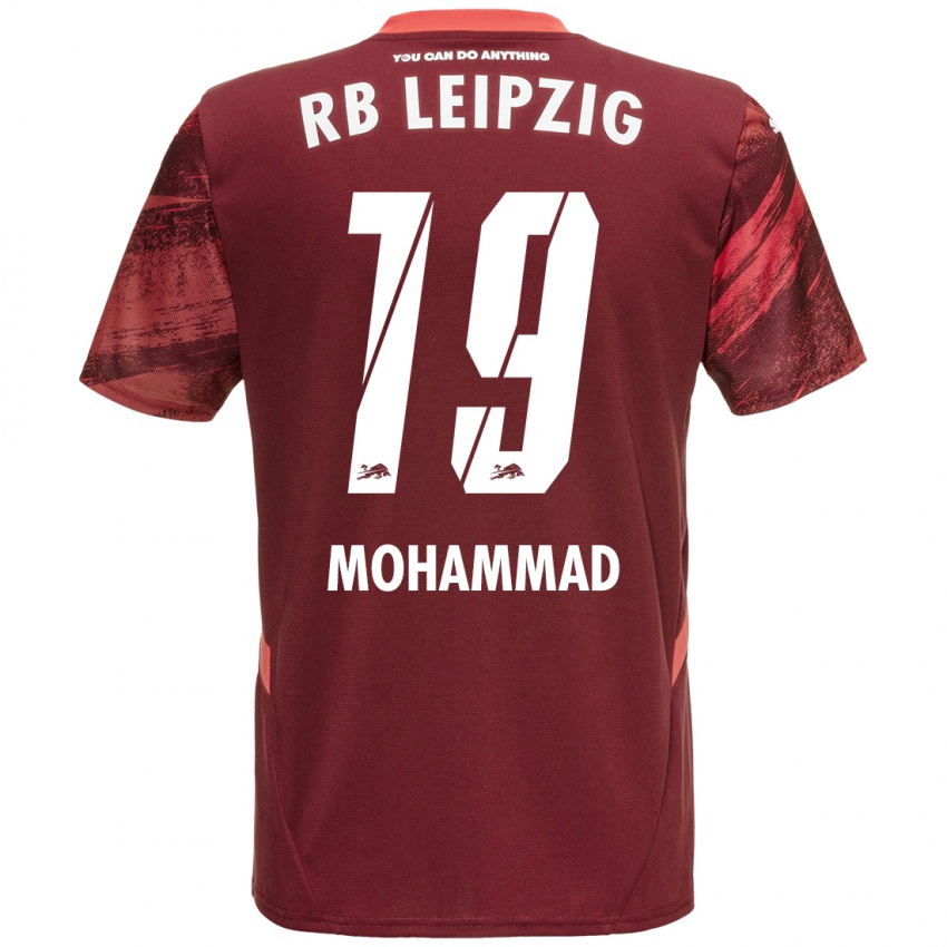 Kinderen Sammy Mohammad #19 Bordeauxrood Uitshirt Uittenue 2024/25 T-Shirt