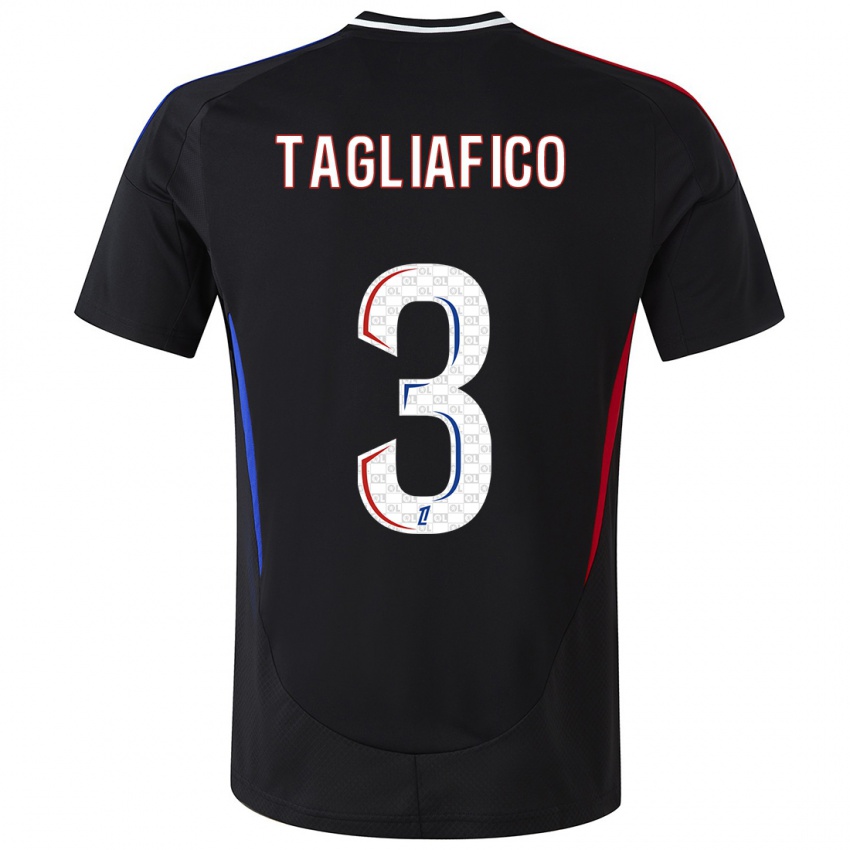 Kinderen Nicolas Tagliafico #3 Zwart Uitshirt Uittenue 2024/25 T-Shirt