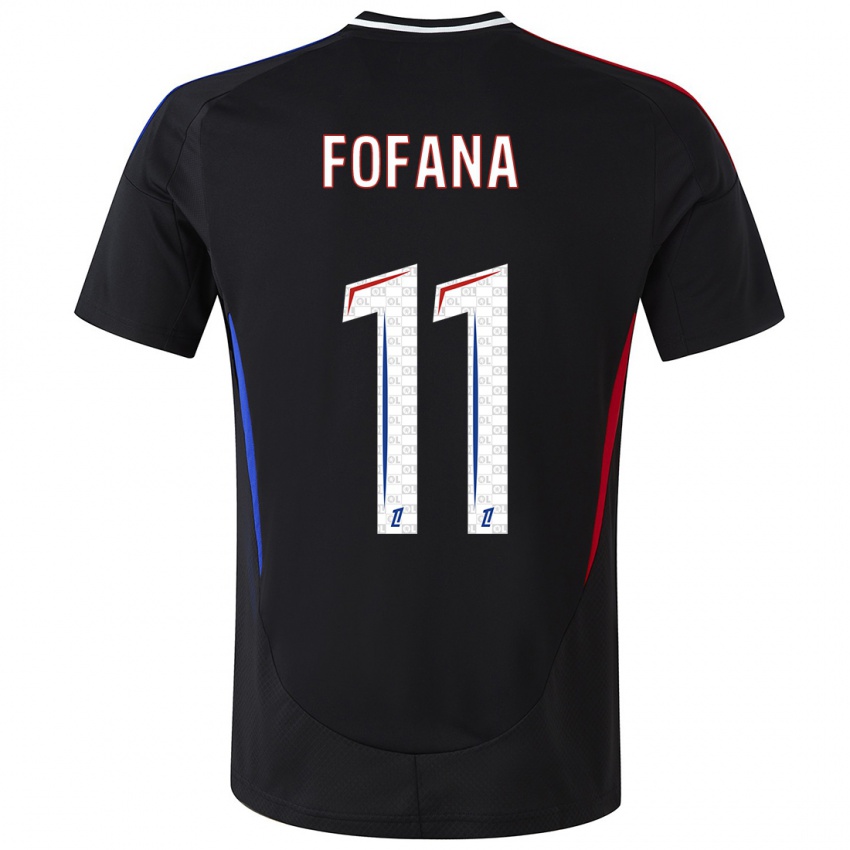 Kinderen Malick Fofana #11 Zwart Uitshirt Uittenue 2024/25 T-Shirt