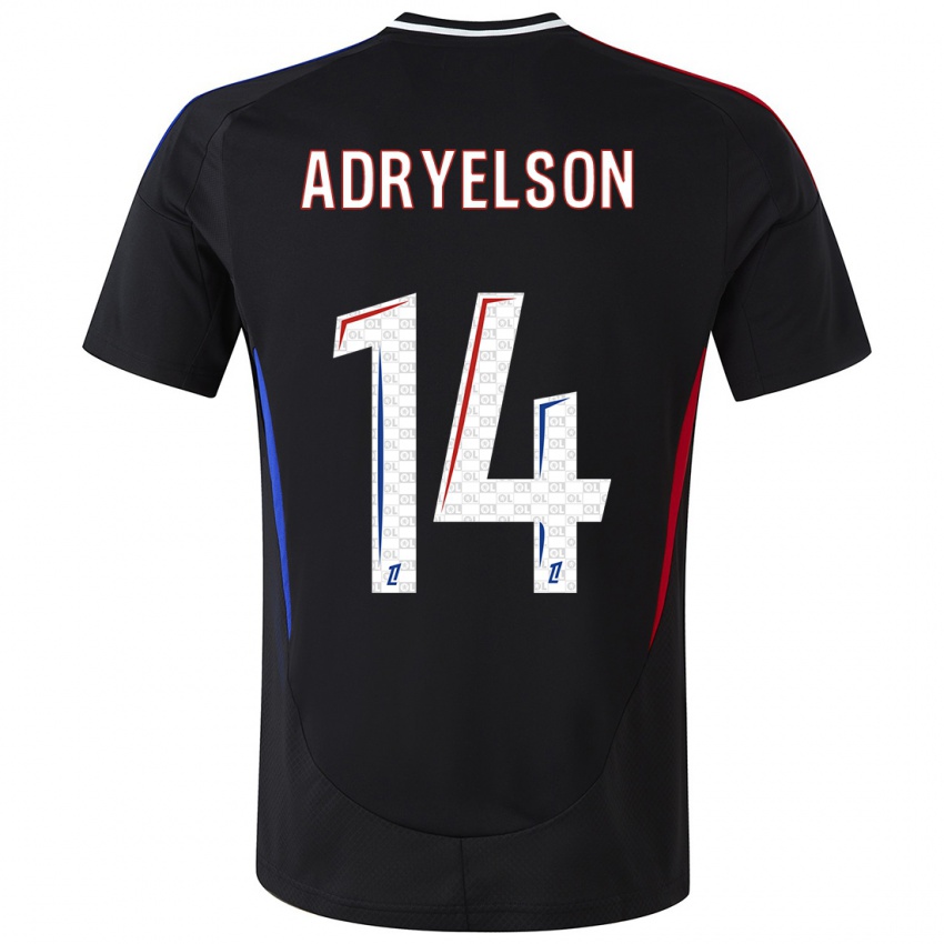 Kinderen Adryelson #14 Zwart Uitshirt Uittenue 2024/25 T-Shirt