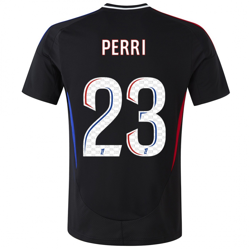 Kinderen Lucas Perri #23 Zwart Uitshirt Uittenue 2024/25 T-Shirt