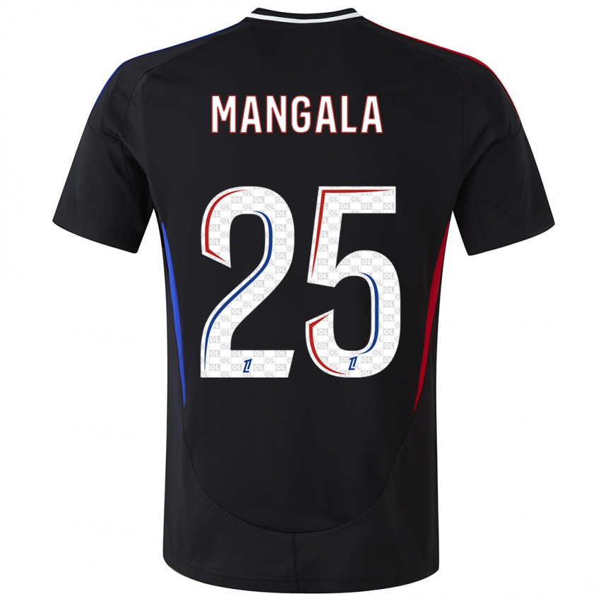 Kinderen Orel Mangala #25 Zwart Uitshirt Uittenue 2024/25 T-Shirt