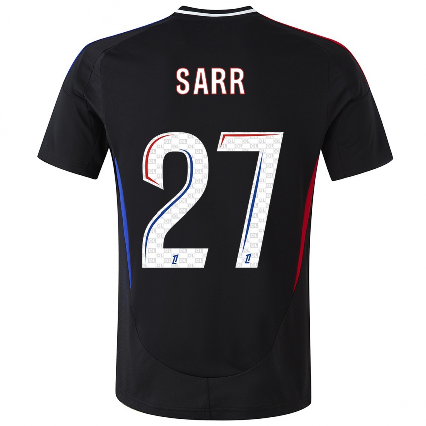 Kinderen Amin Sarr #27 Zwart Uitshirt Uittenue 2024/25 T-Shirt