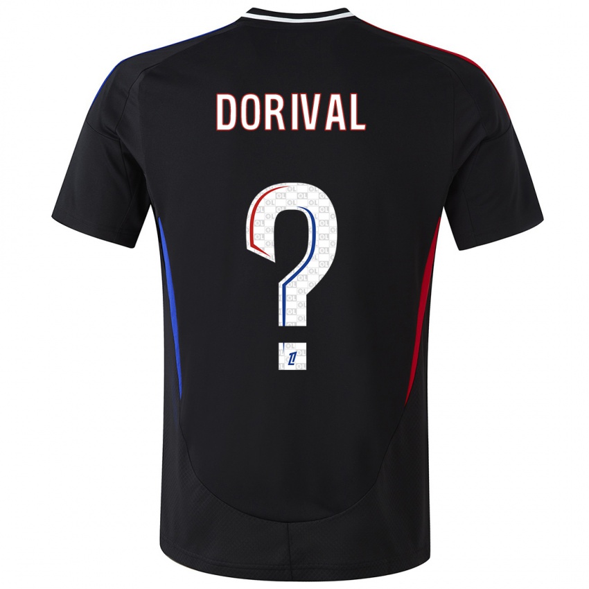 Kinderen Pierre Dorival #0 Zwart Uitshirt Uittenue 2024/25 T-Shirt