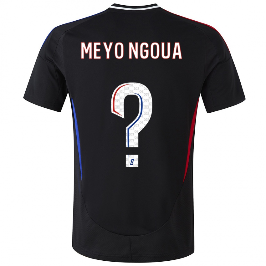 Kinderen Bryan Meyo Ngoua #0 Zwart Uitshirt Uittenue 2024/25 T-Shirt