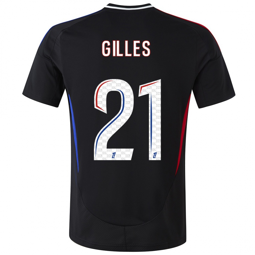 Kinderen Vanessa Gilles #21 Zwart Uitshirt Uittenue 2024/25 T-Shirt