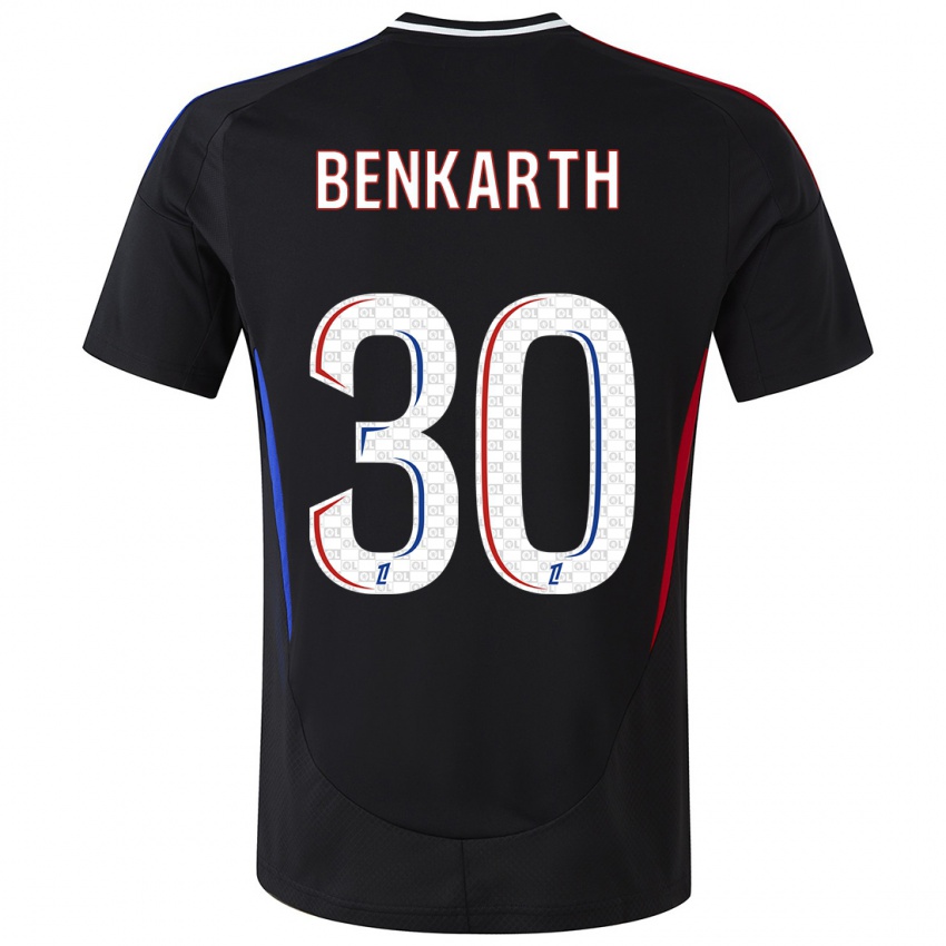 Kinderen Laura Benkarth #30 Zwart Uitshirt Uittenue 2024/25 T-Shirt