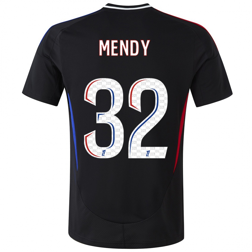 Kinderen Maeline Mendy #32 Zwart Uitshirt Uittenue 2024/25 T-Shirt