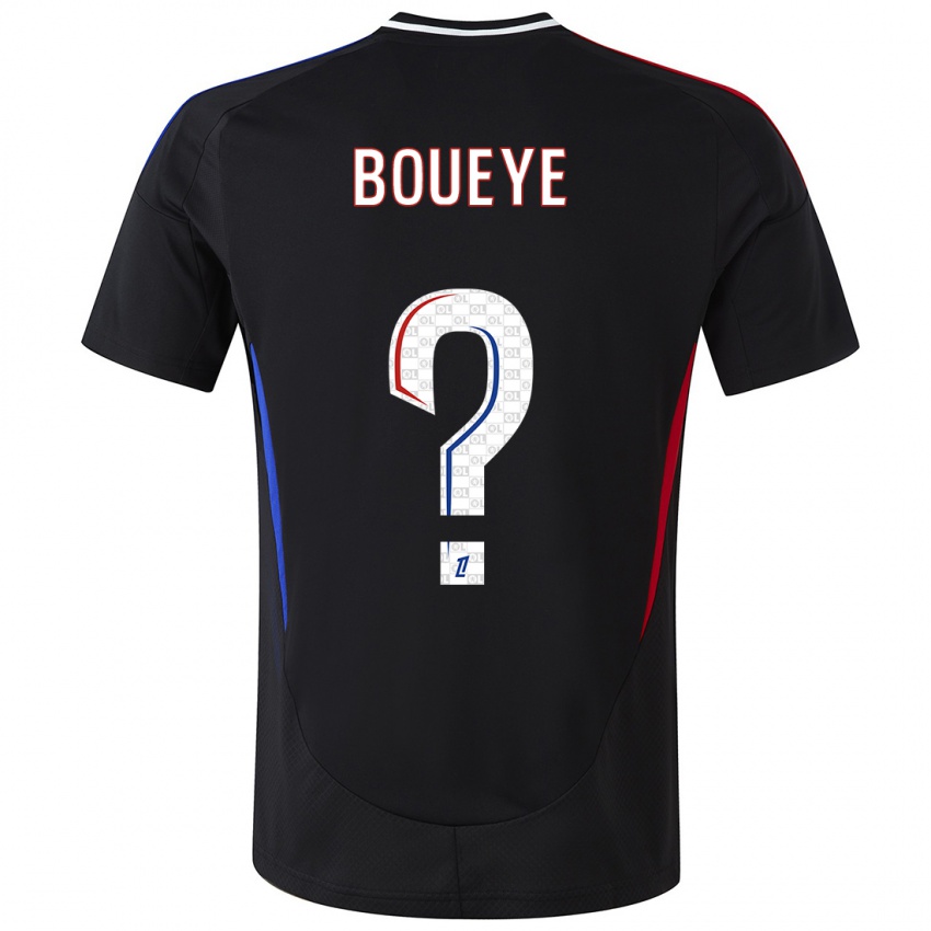 Kinderen Philippe Boueye #0 Zwart Uitshirt Uittenue 2024/25 T-Shirt