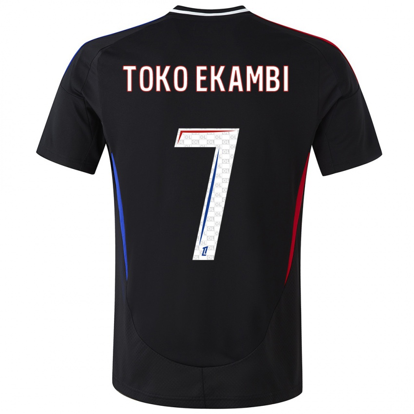 Kinderen Karl Toko Ekambi #7 Zwart Uitshirt Uittenue 2024/25 T-Shirt